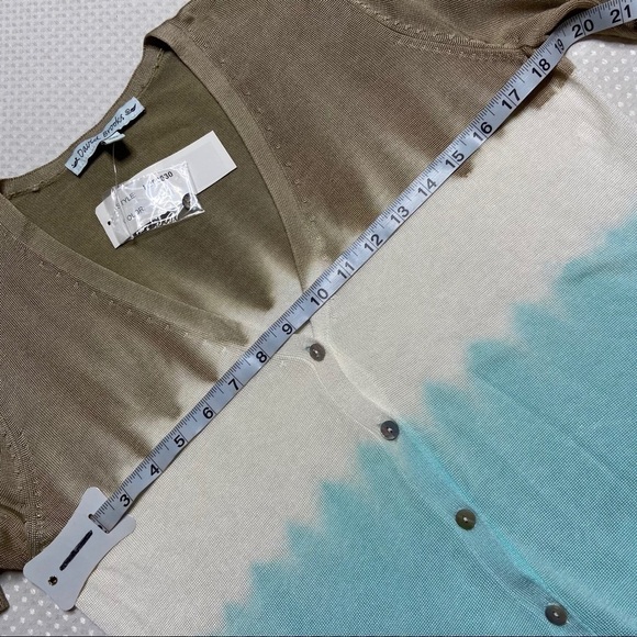 DAVID BROOKS NWT Lightweight Short Sleeve Cardigan - Picture 7 of 9